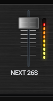 Next fader controlling skip blend length